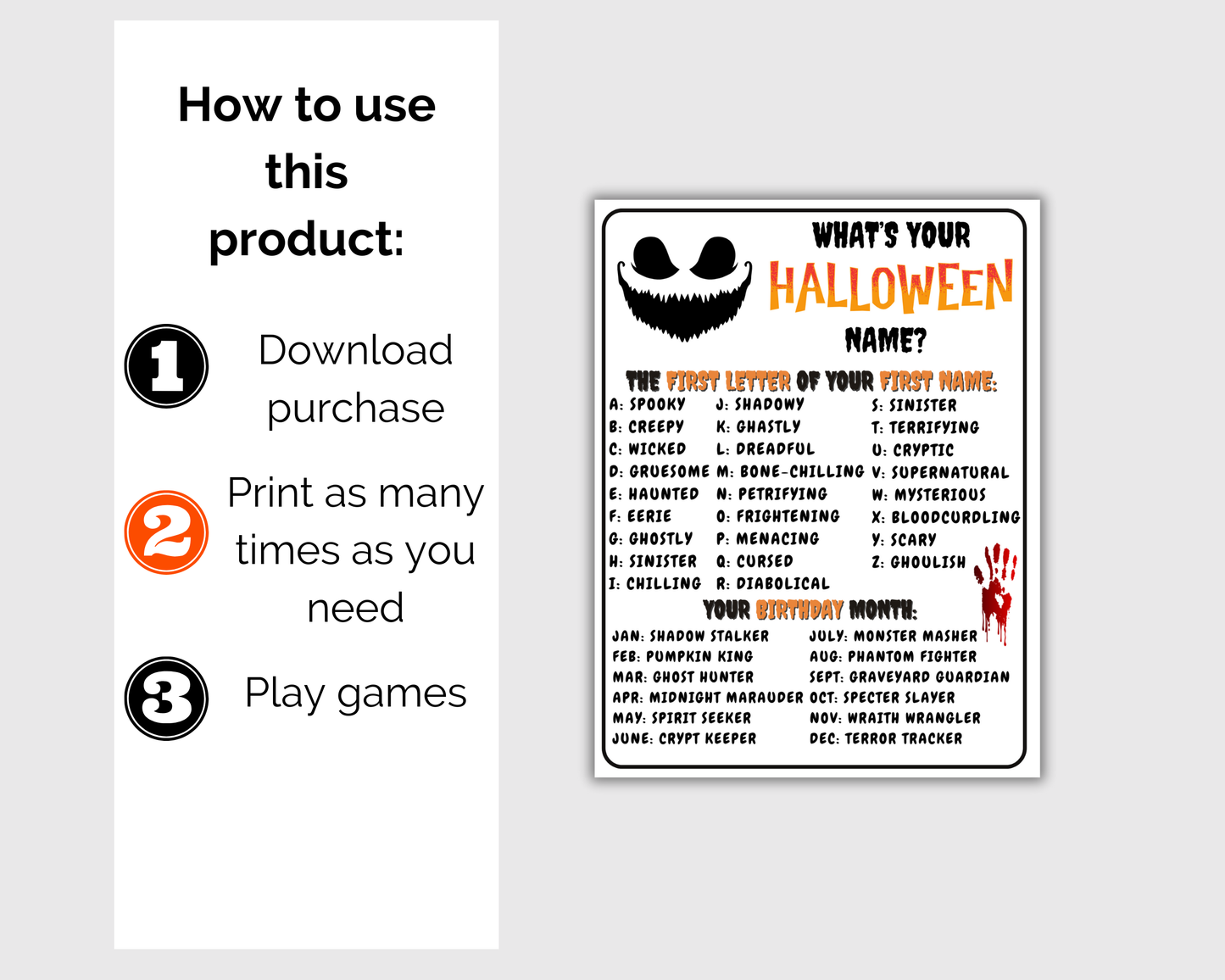 Adult Halloween Games Bundle