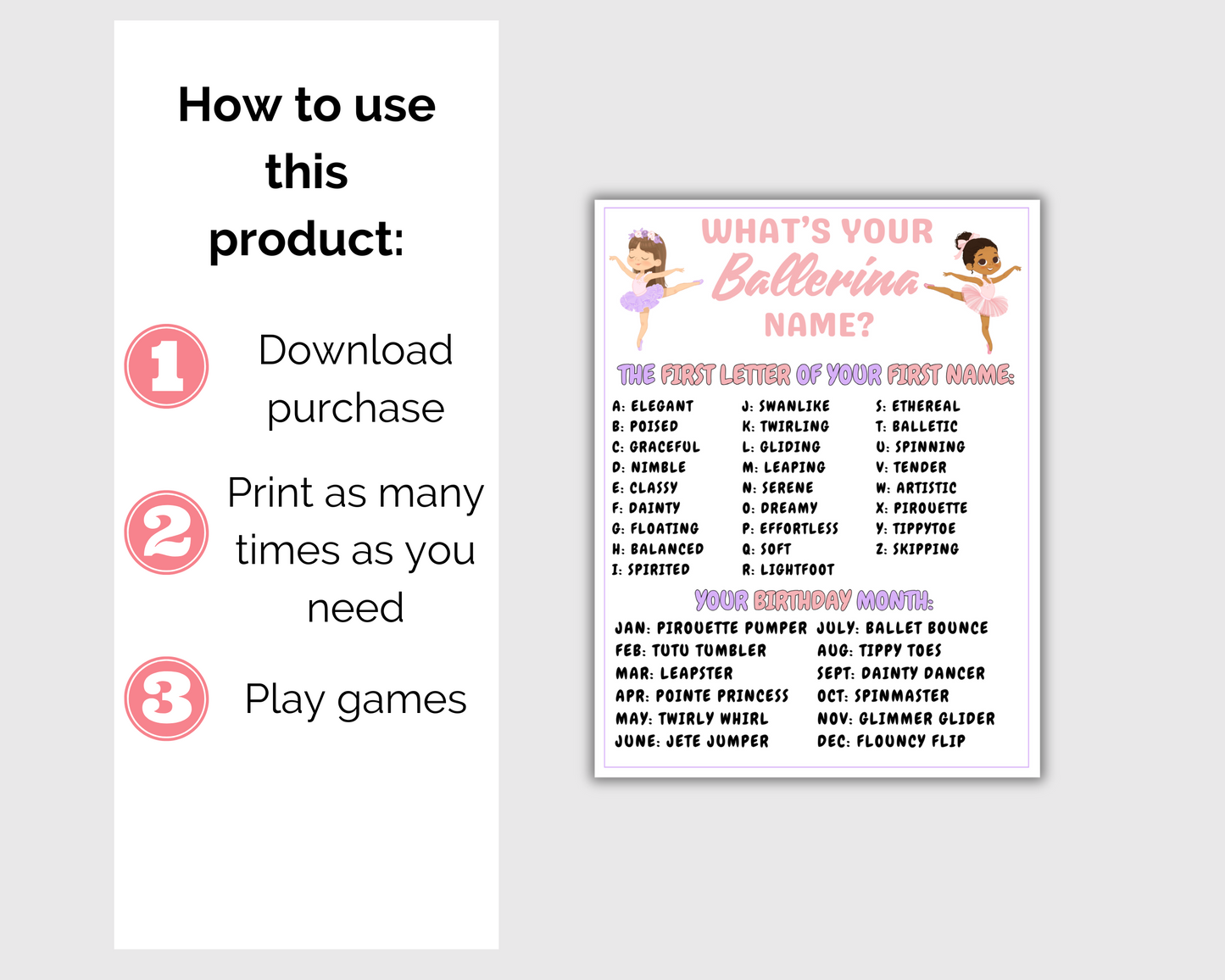 Ballerina Game Bundle