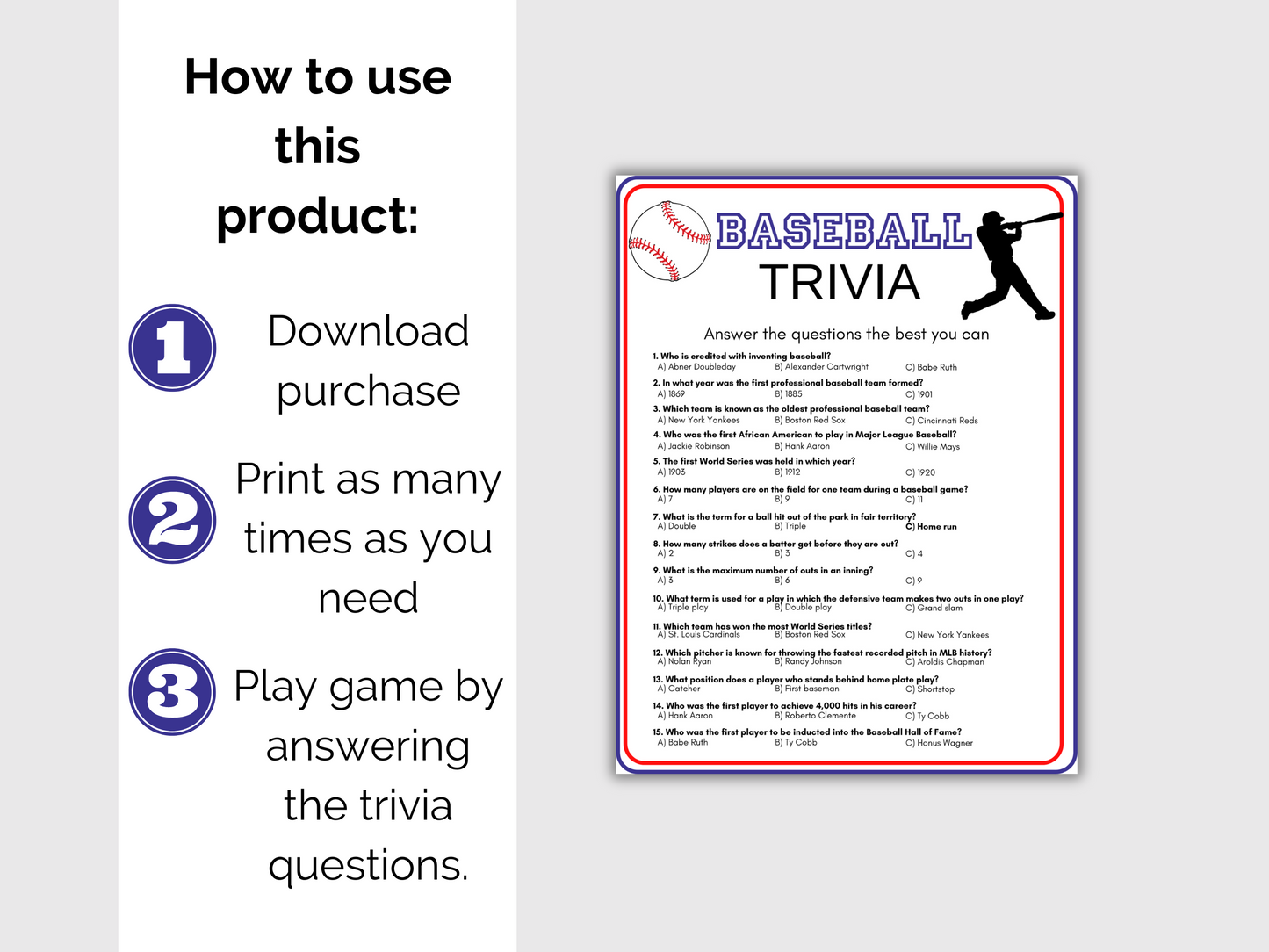 Baseball Trivia