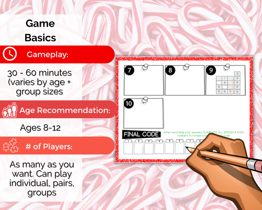 Candy Cane Escape Room