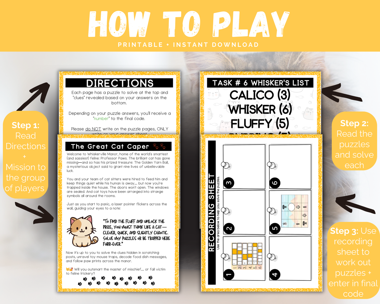 Cat Escape Room for Kids