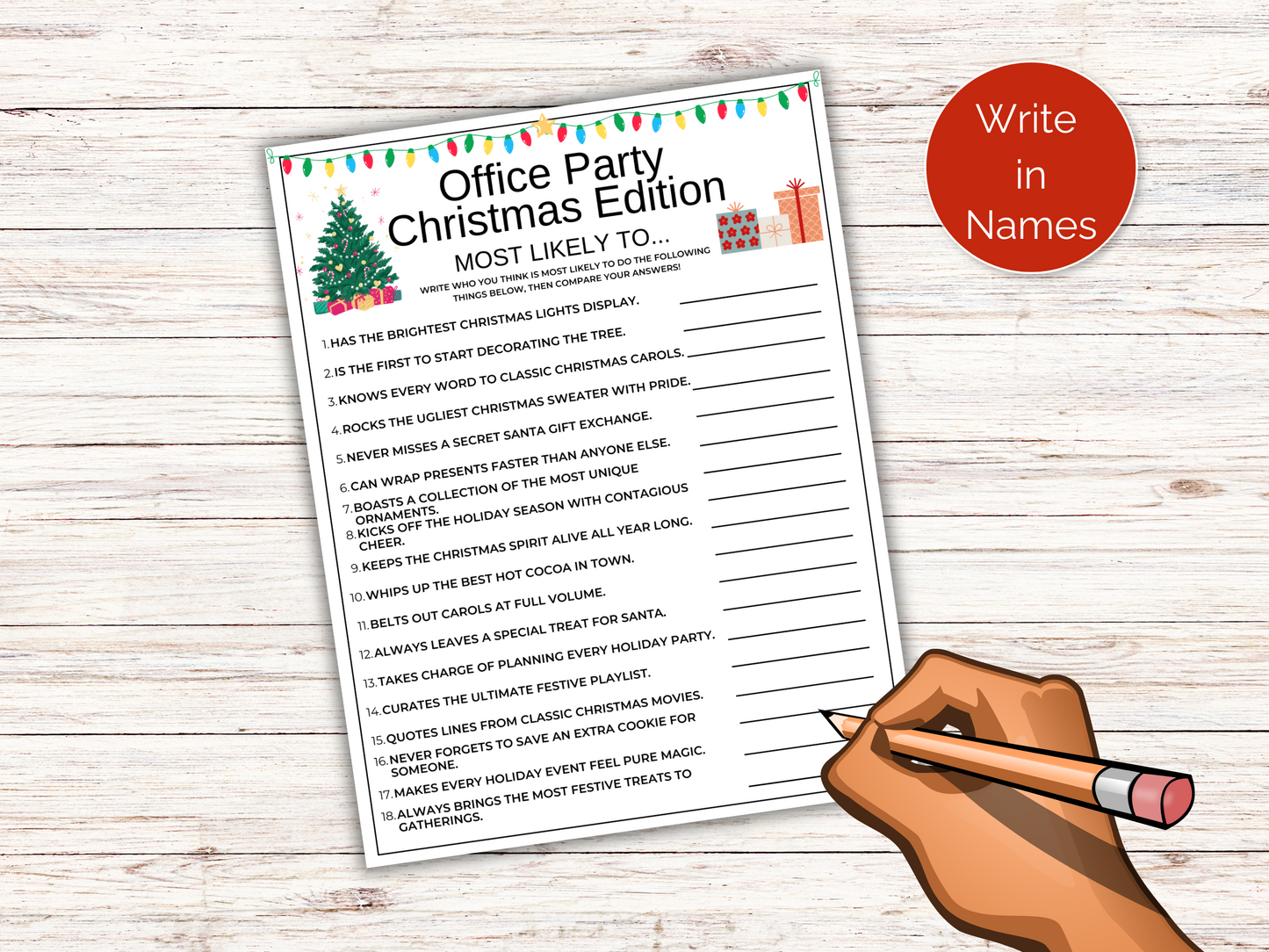 Office Christmas Most Likely To