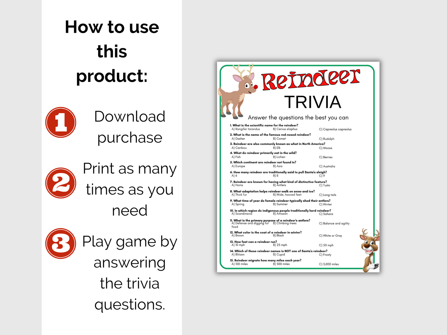 Christmas Trivia Game Bundle