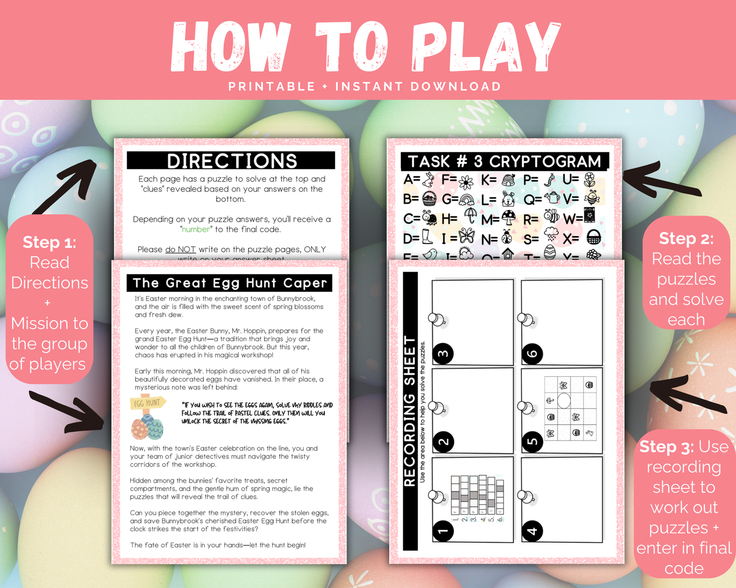 Easter Egg Escape Room Game