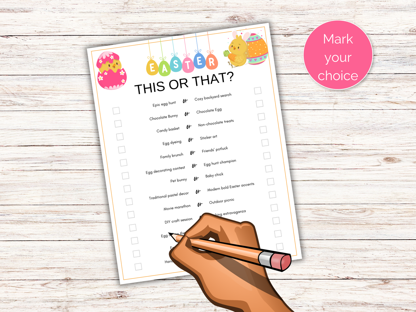 Easter This or That Game