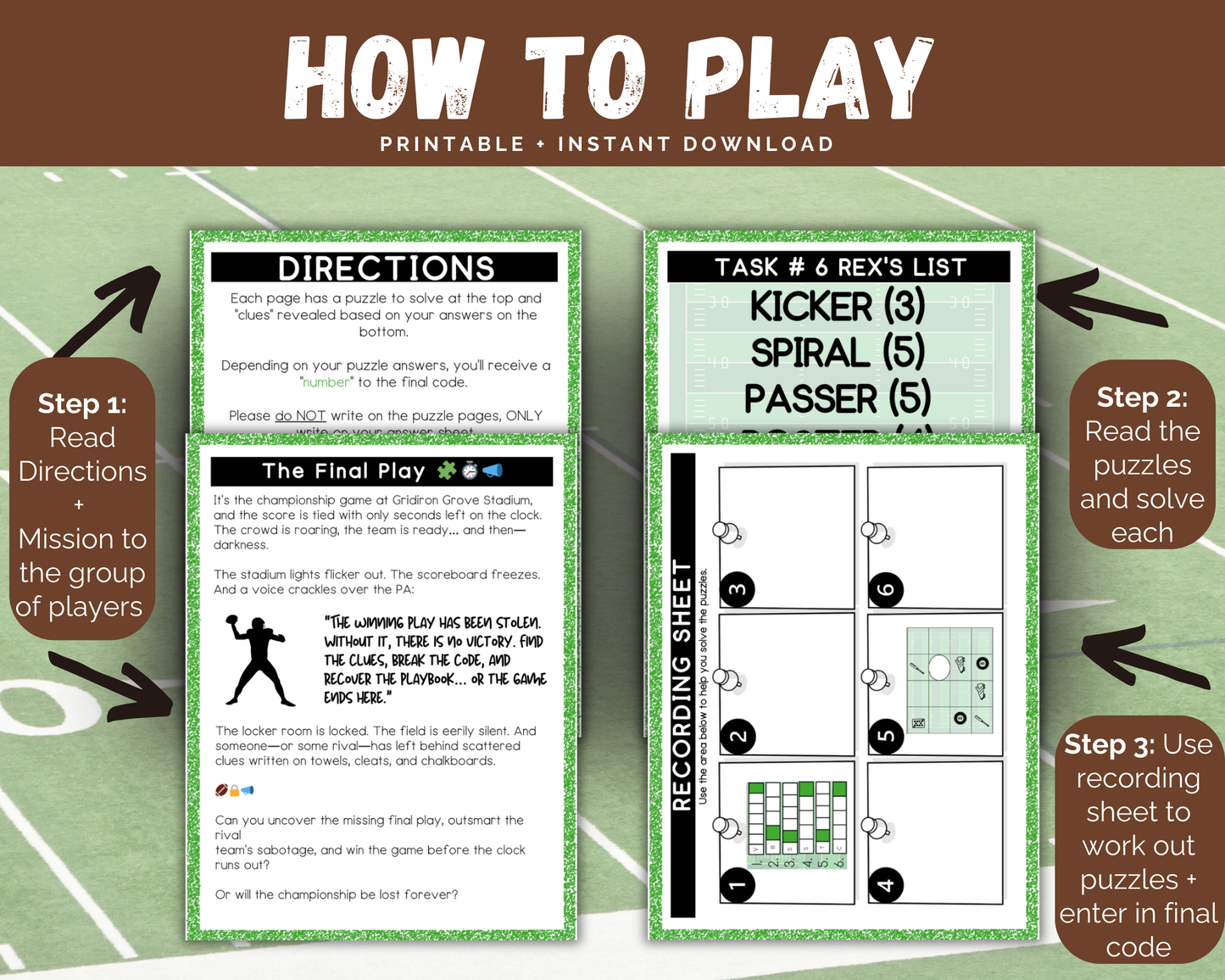 Football Escape Room