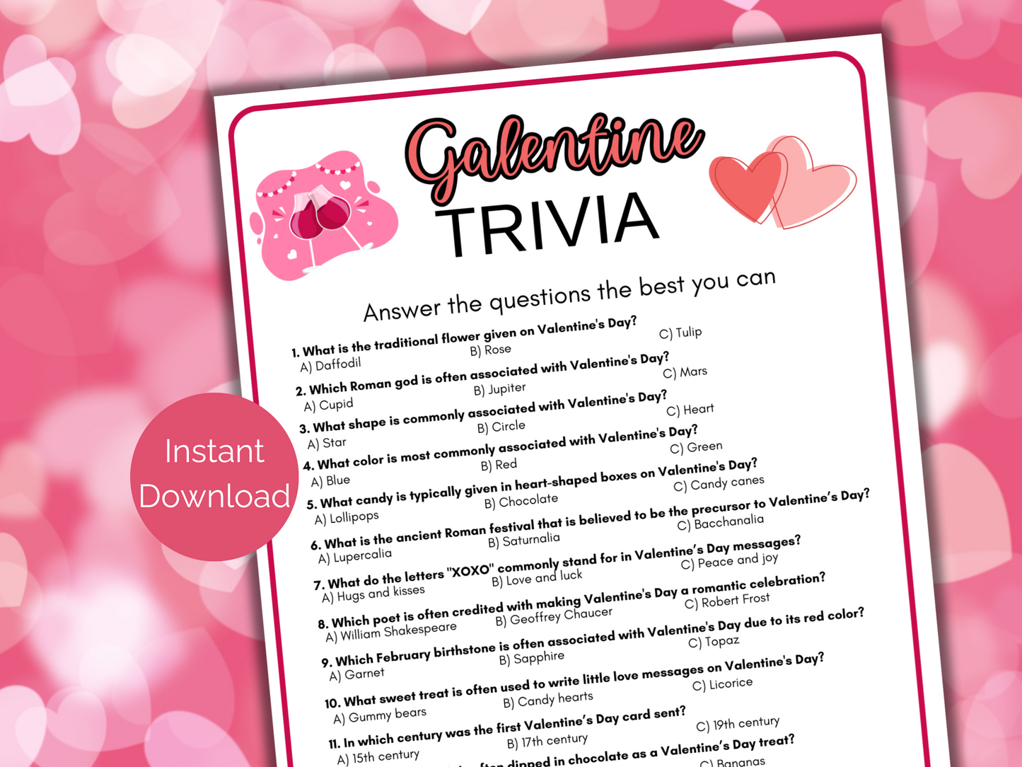 Galentines Day Trivia