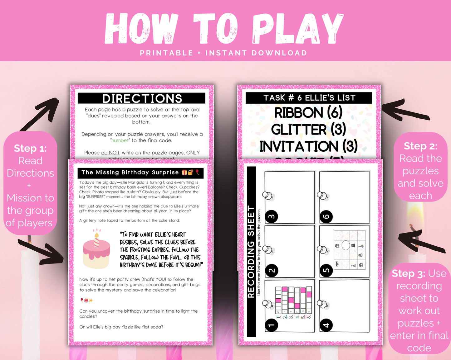 Girls 11th Birthday Escape Room