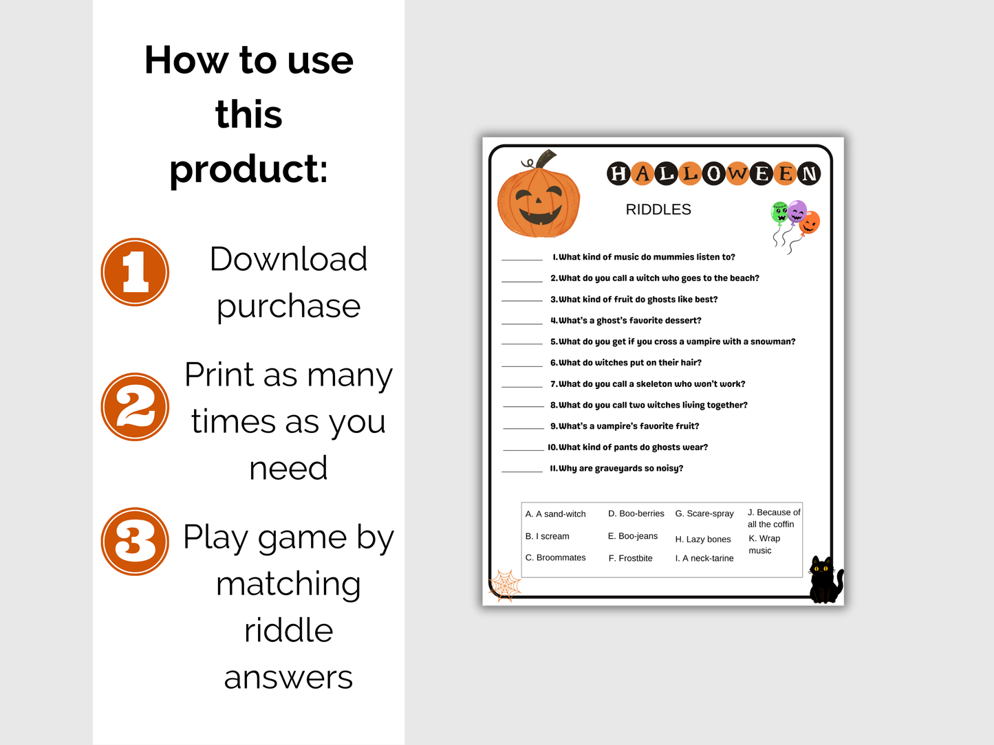 Halloween Riddles