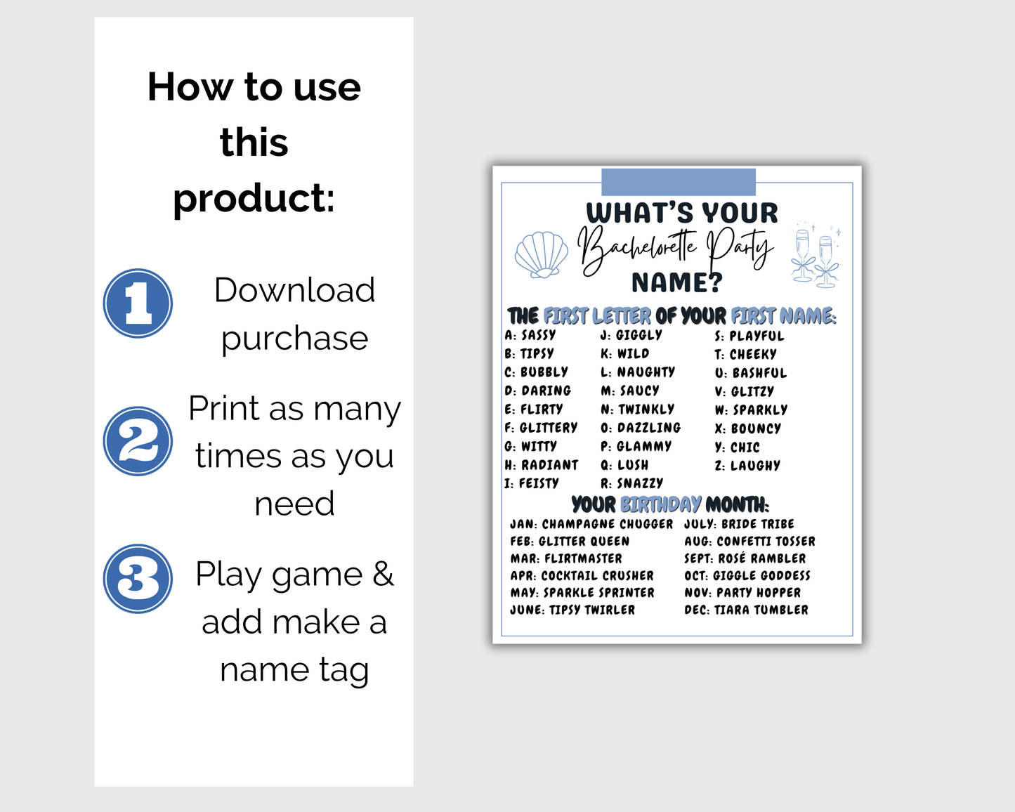 Last Toast on the Coast Bachelorette Game Bundle