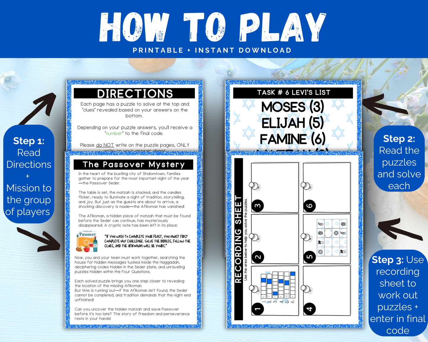 Passover Escape Room for Kids
