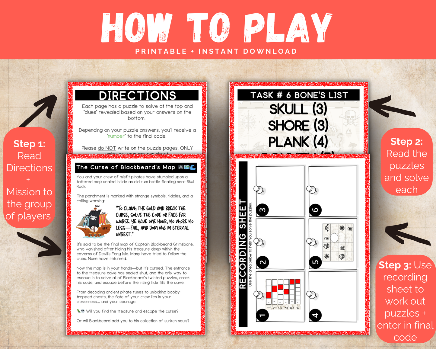 Pirate Escape Room for Kids