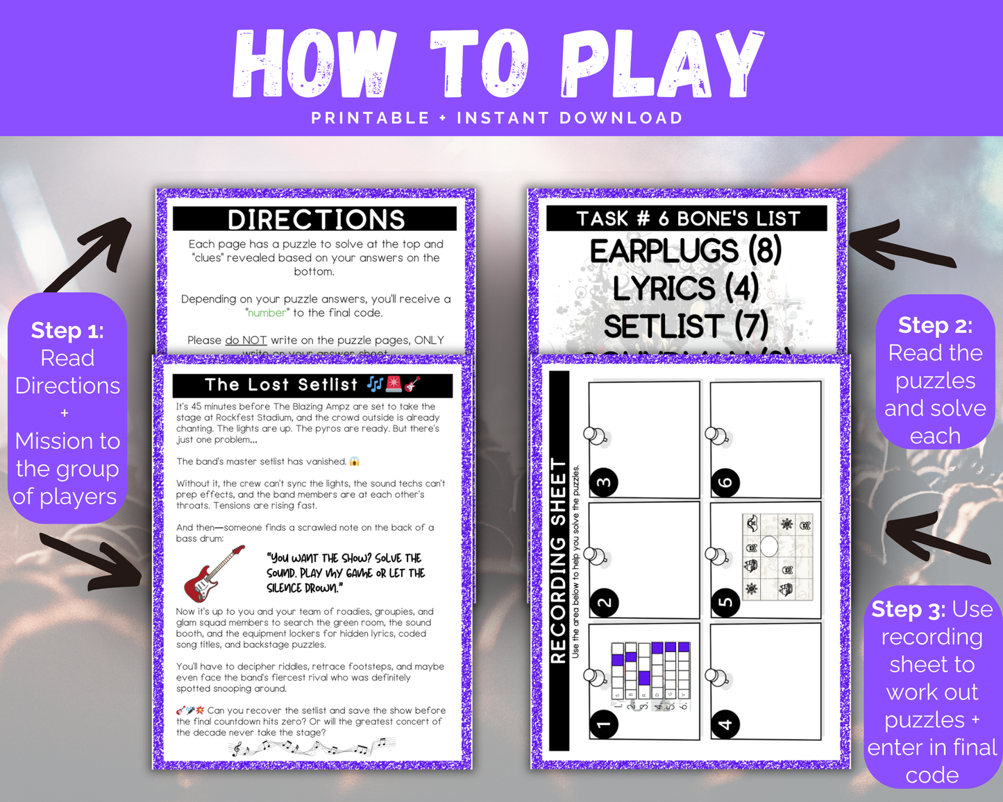 Rockstar Escape Room for Kids