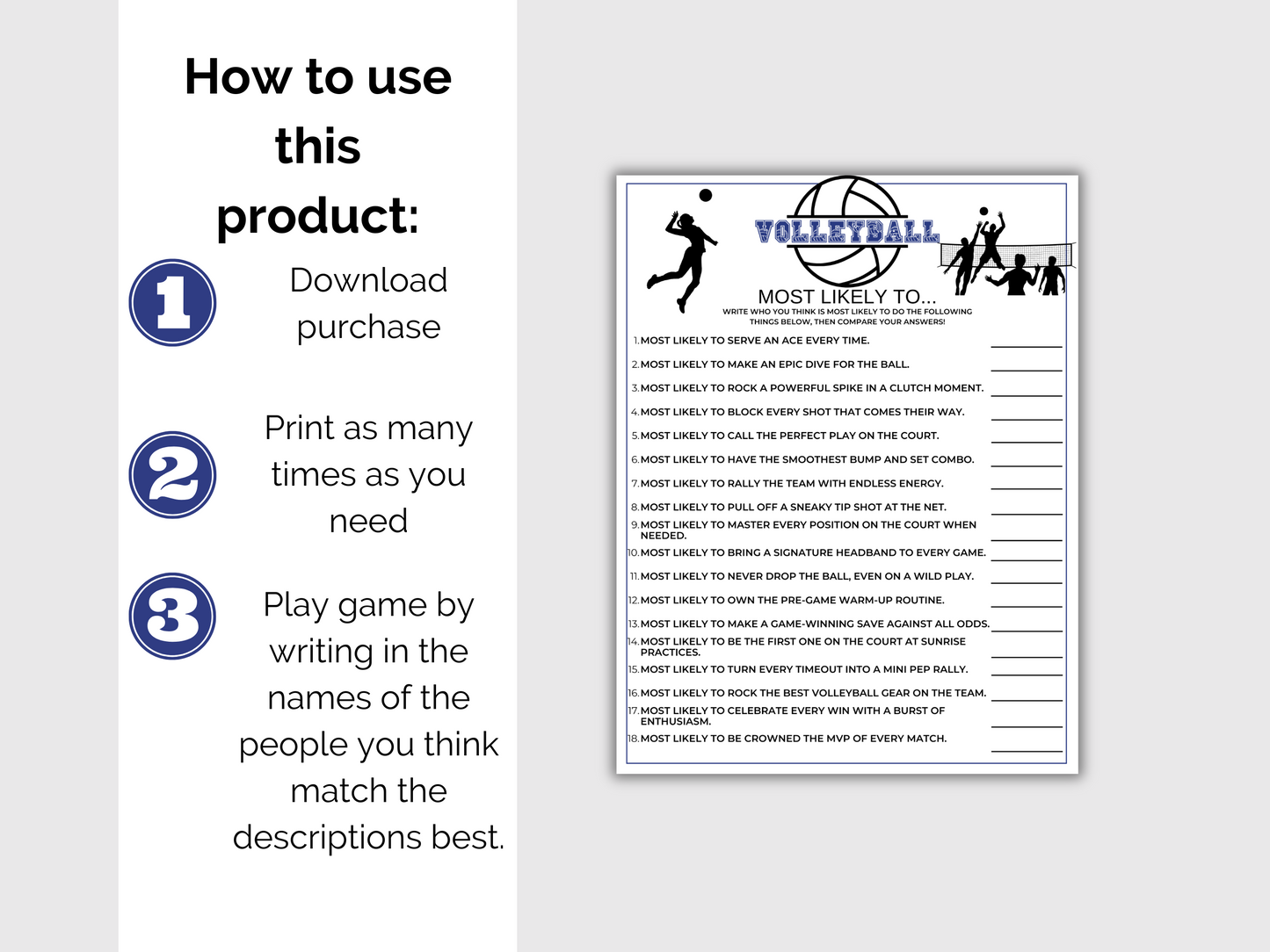 Volleyball Most Likely To