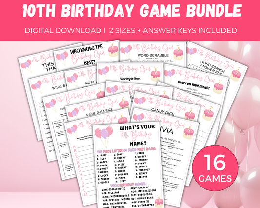 10th Birthday Game Bundle