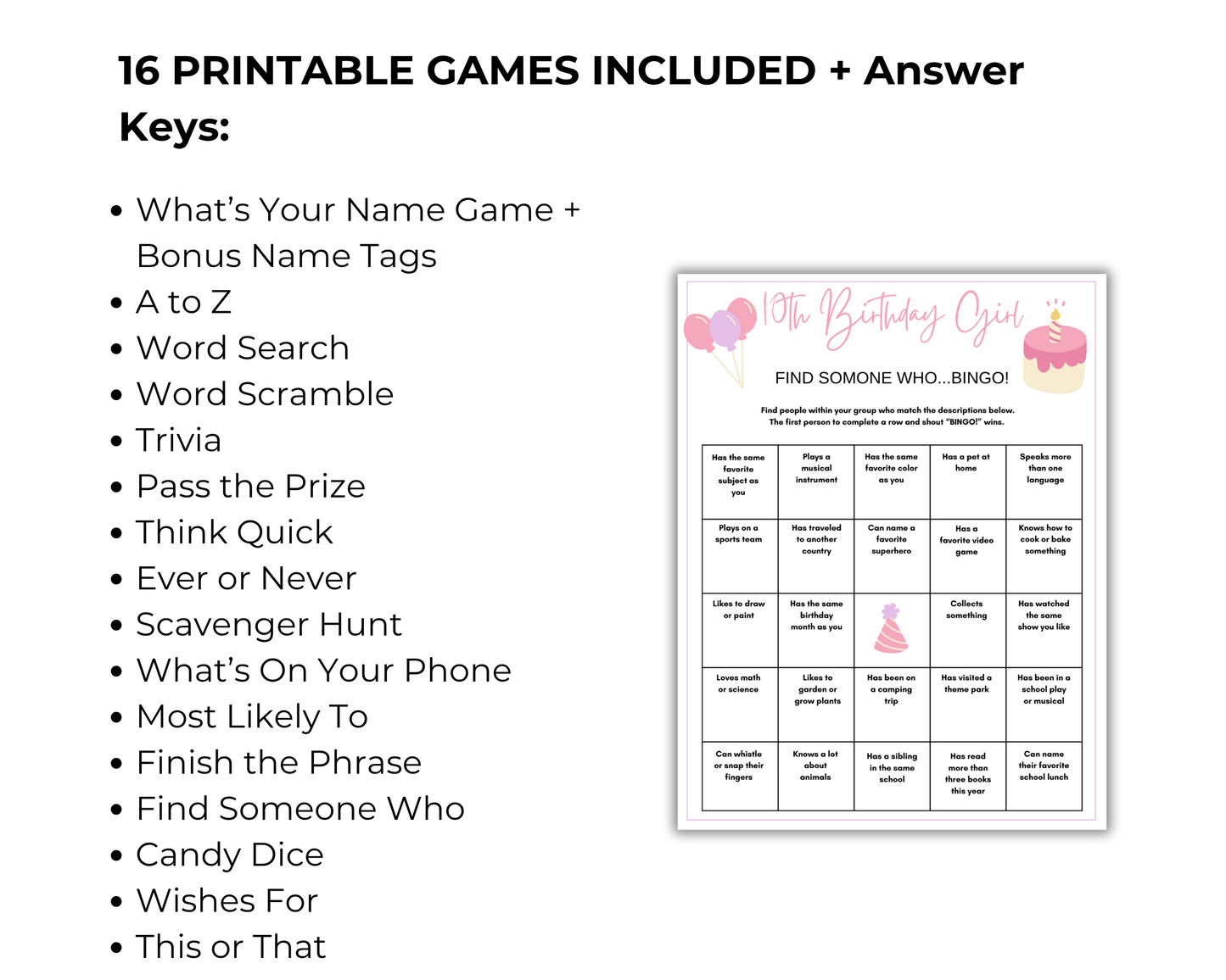 10th Birthday Game Bundle