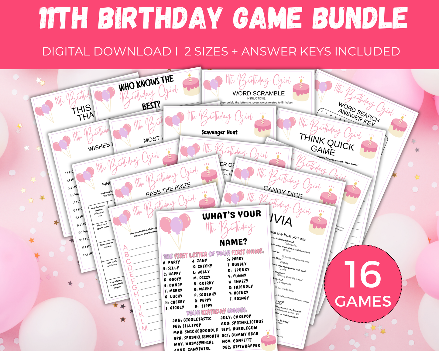 11th Birthday Game Bundle