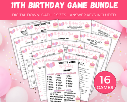 11th Birthday Game Bundle