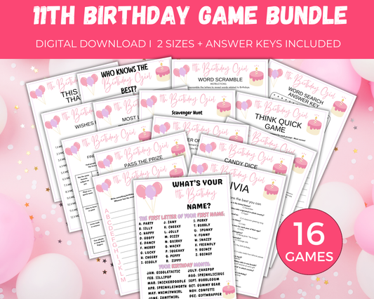 11th Birthday Game Bundle
