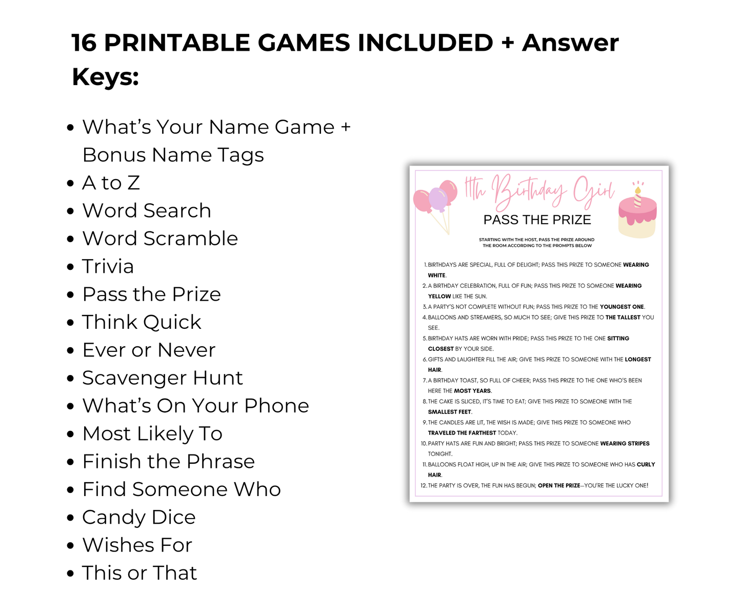 11th Birthday Game Bundle