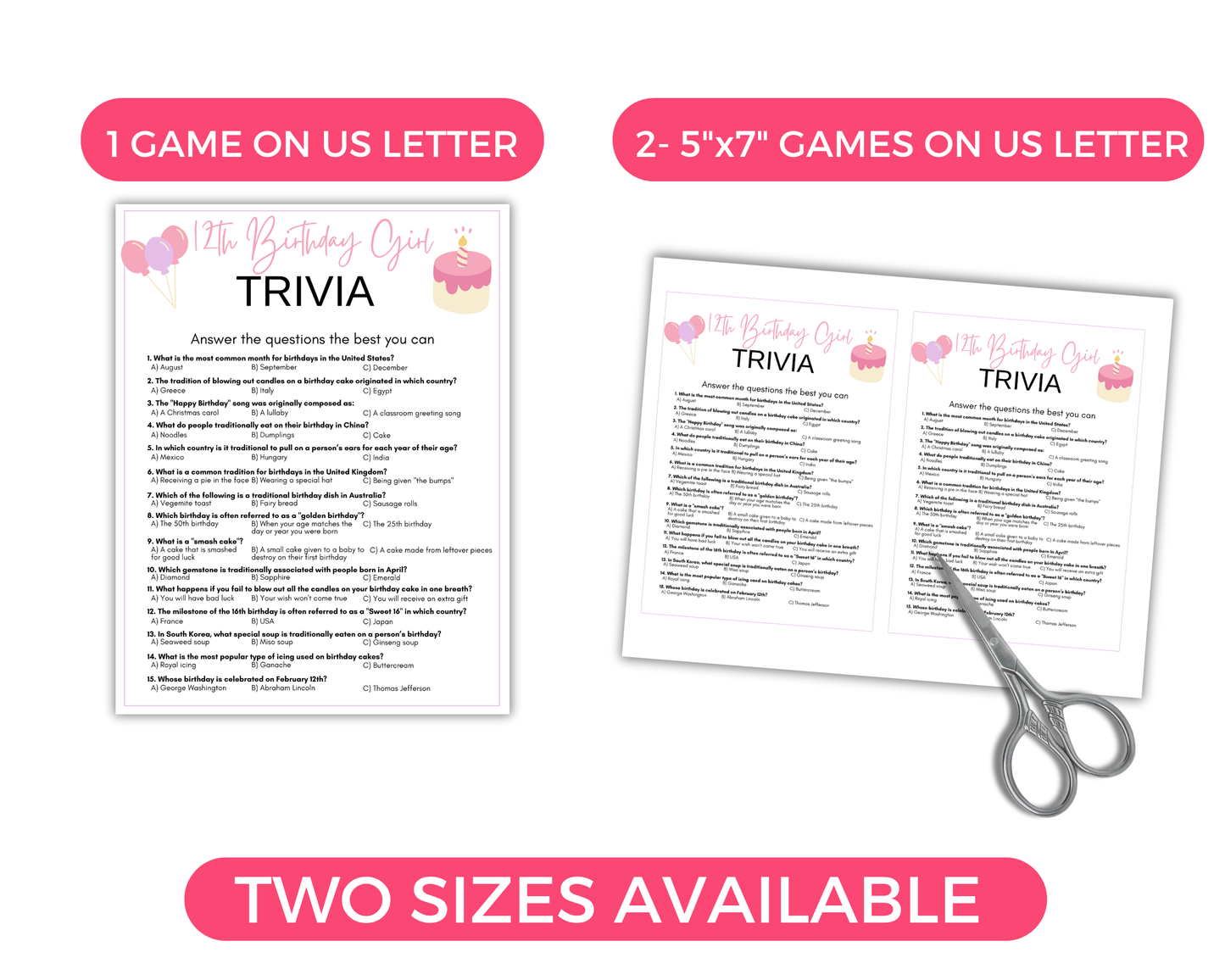 12th Birthday Game Bundle