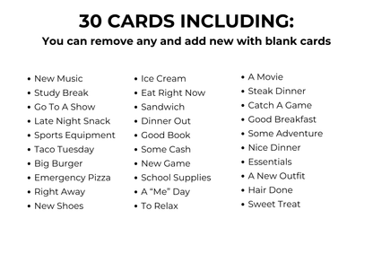13th Birthday Gift Card Book Editable or Printable