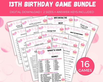 13th Birthday Game Bundle