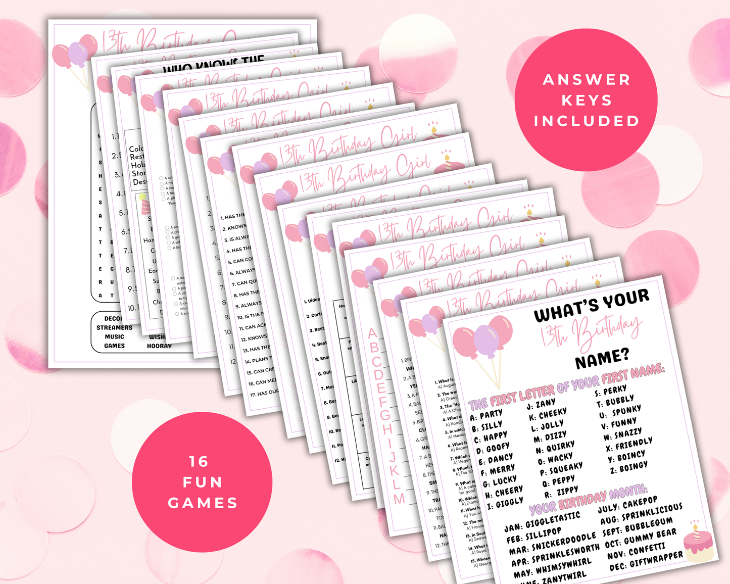 13th Birthday Game Bundle