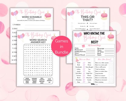 13th Birthday Game Bundle