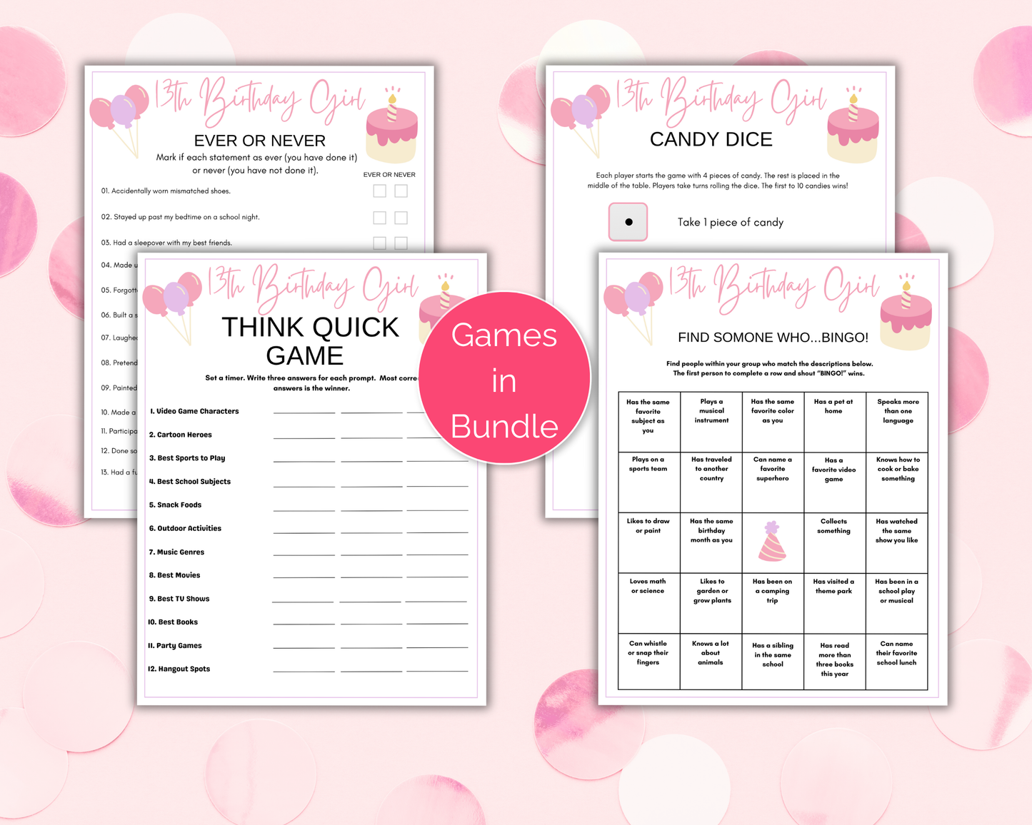 13th Birthday Game Bundle