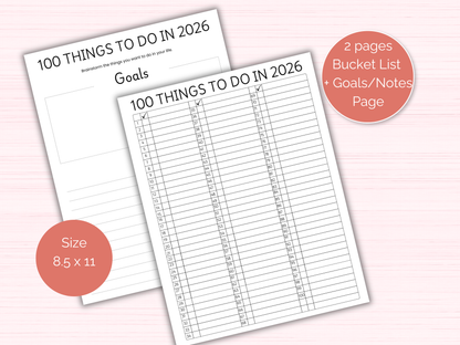 100 Things to Do in 2026