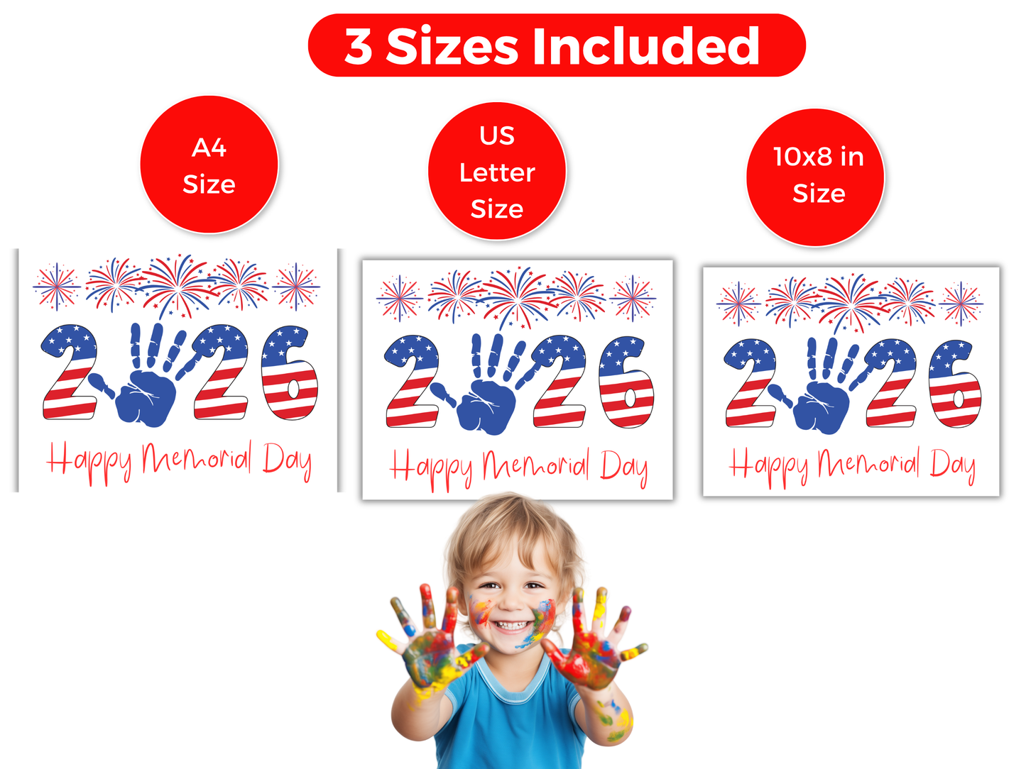 Memorial Day 2026 Handprint Art