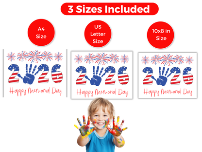 Memorial Day 2026 Handprint Art