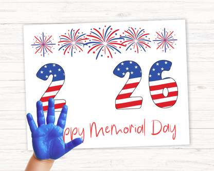Memorial Day 2026 Handprint Art