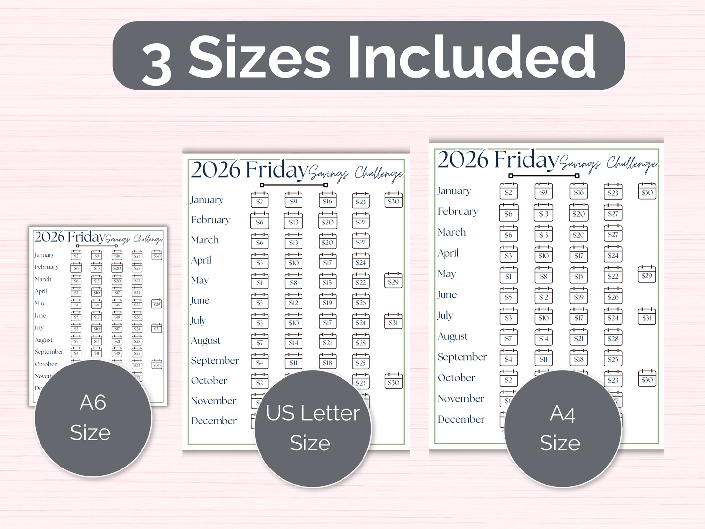 2026 Friday Savings Challenge