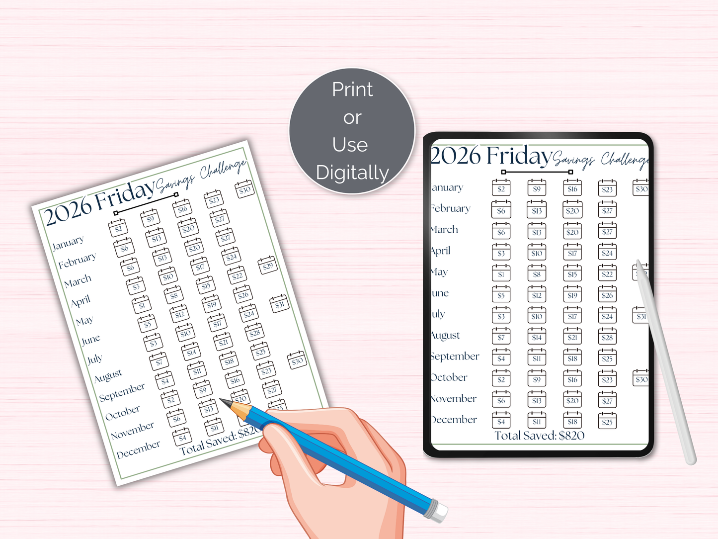 2026 Friday Savings Challenge