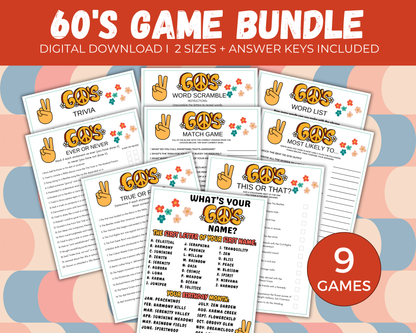 60s Party Game Bundle