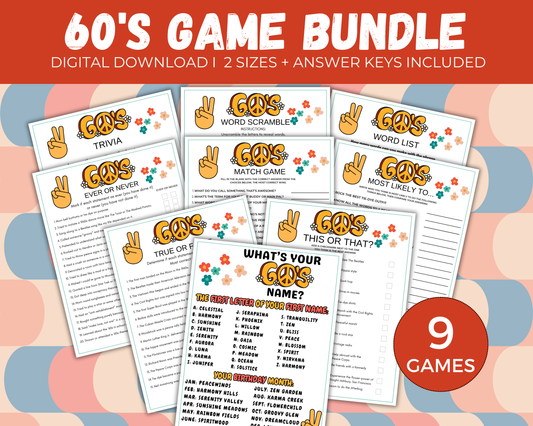 60s Party Game Bundle