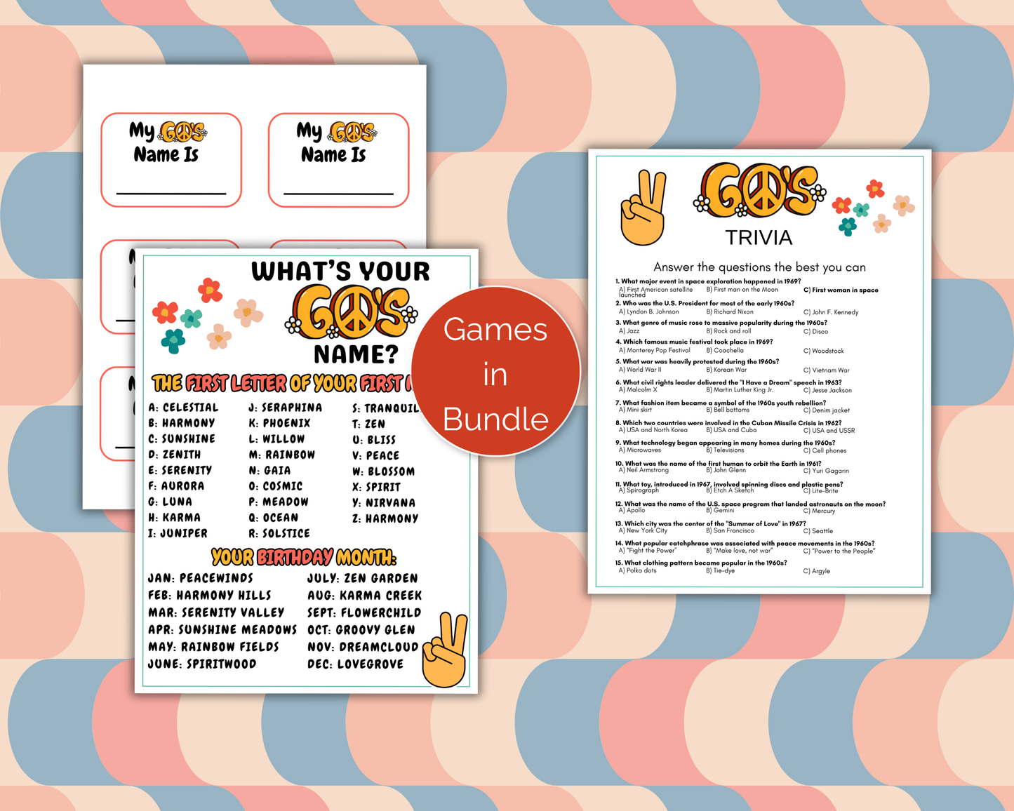 60s Party Game Bundle