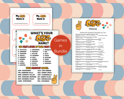 60s Party Game Bundle