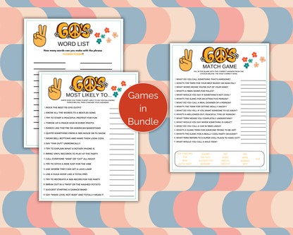 60s Party Game Bundle