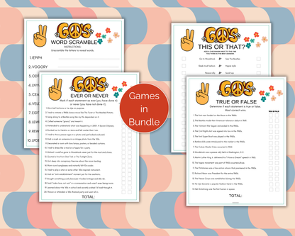 60s Party Game Bundle