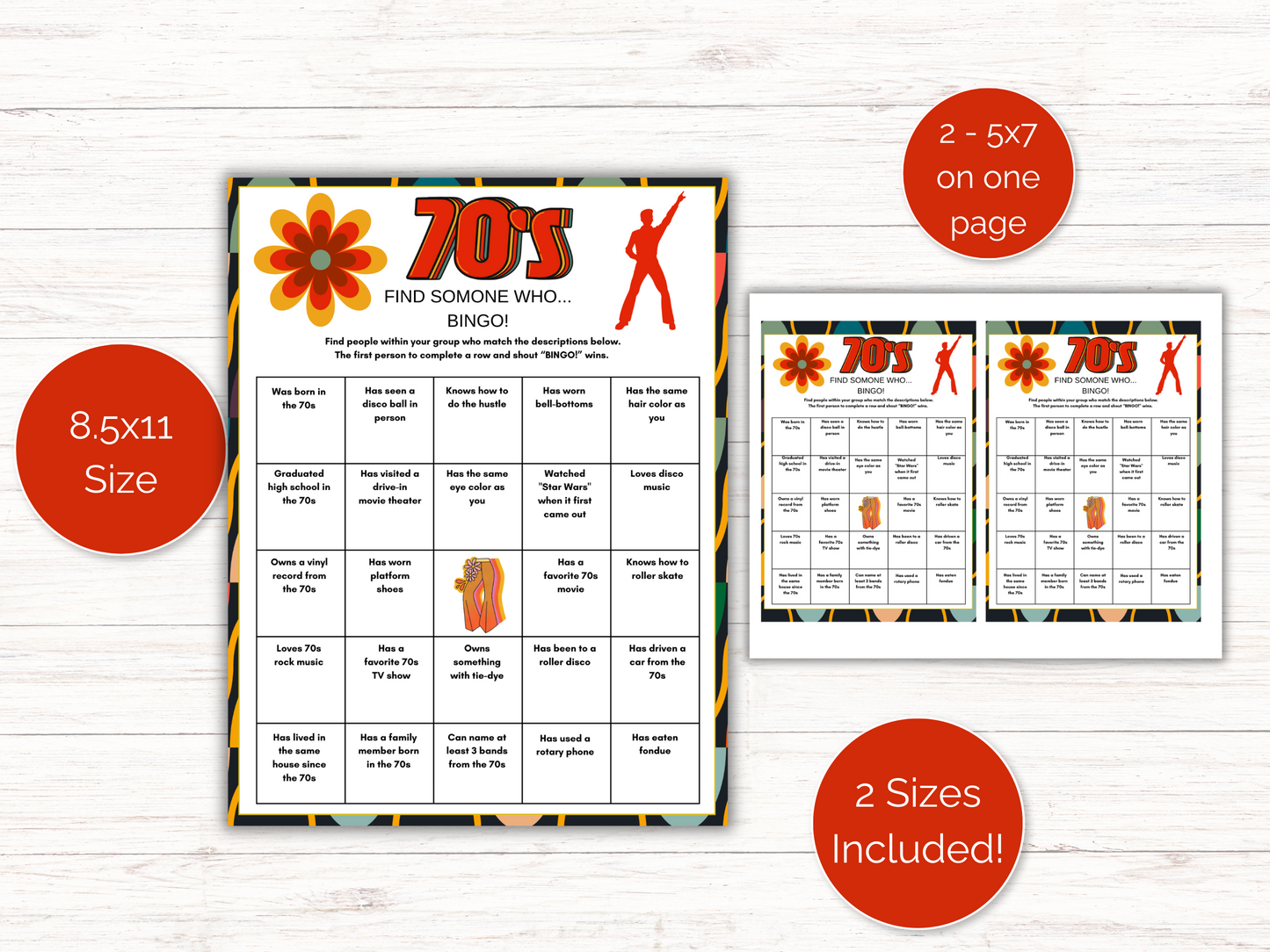 70s Find Someone Who