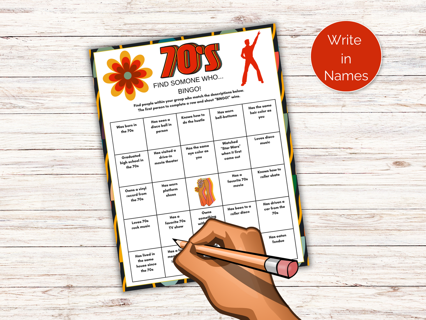 70s Find Someone Who