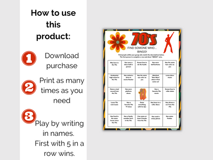 70s Find Someone Who