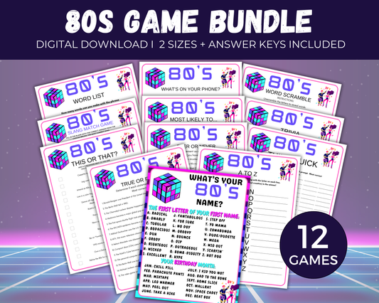 80s Party Game Bundle