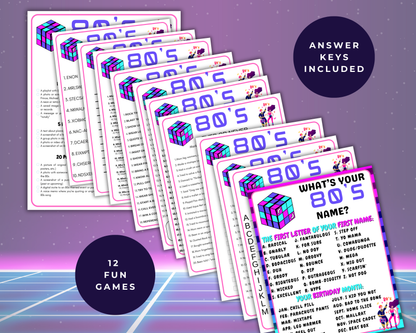 80s Party Game Bundle