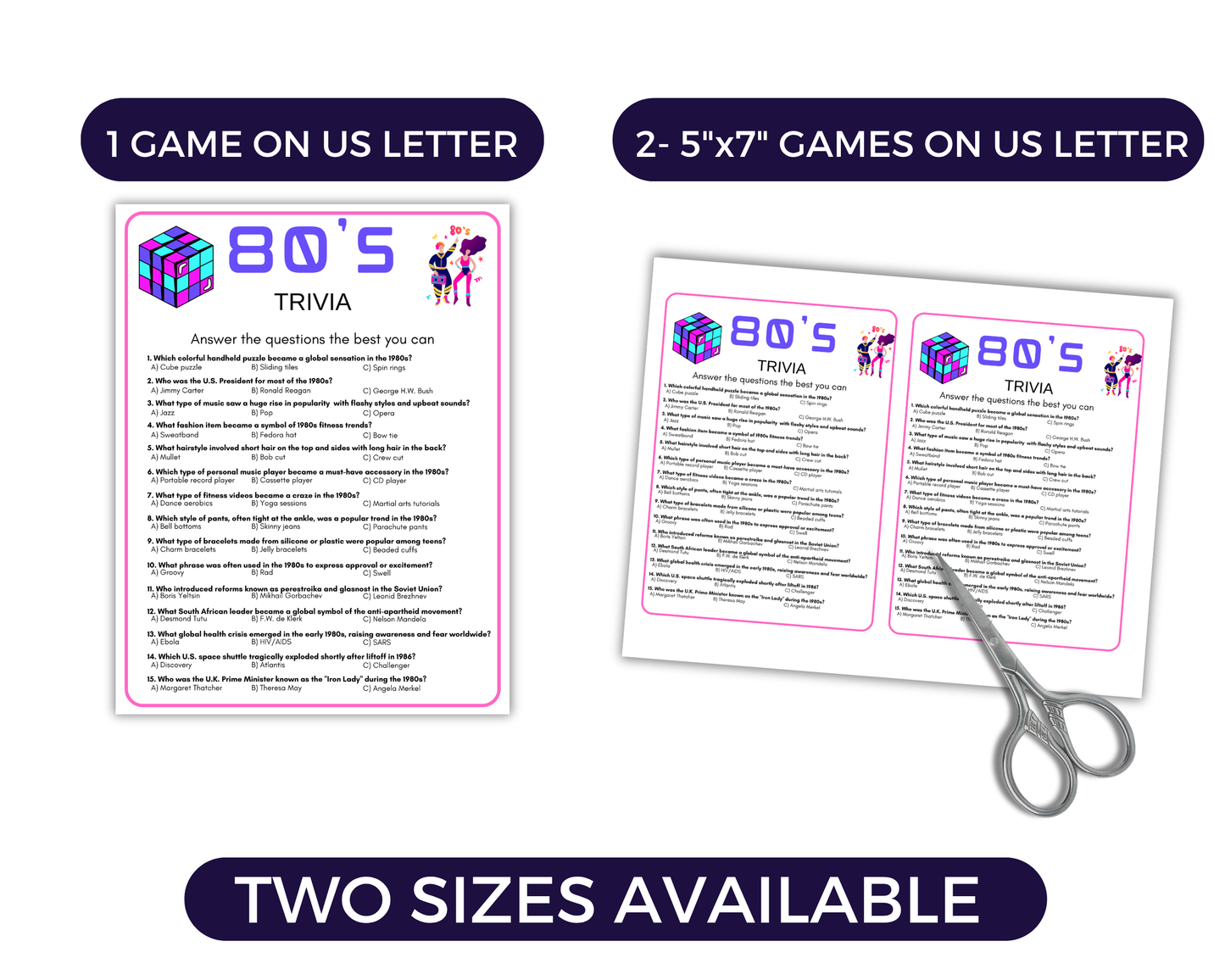 80s Party Game Bundle