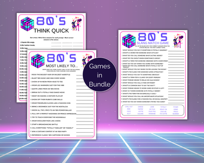 80s Party Game Bundle
