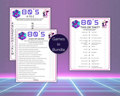 80s Party Game Bundle